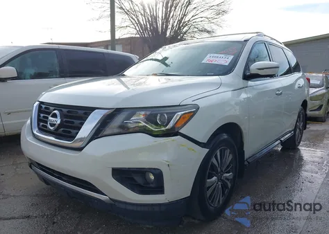 2018 Nissan Pathfinder Sl из США, поврежденный, VIN 5N1DR2MN4JC672874